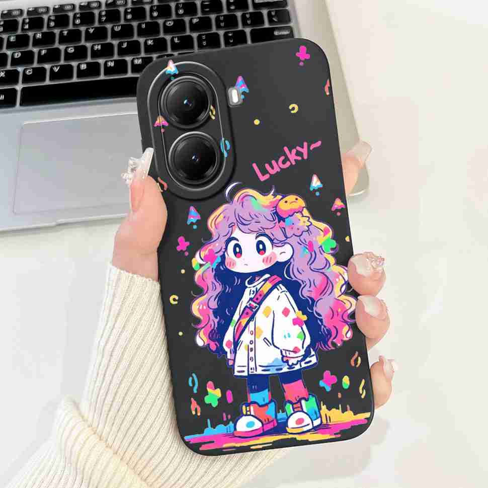For Xiaomi Poco X7 Pro Case Cover Soft Silicone Popular Butterfly Phone Case For Poco X7 PocoX7 Pro 5G Fundas Coque Housing
