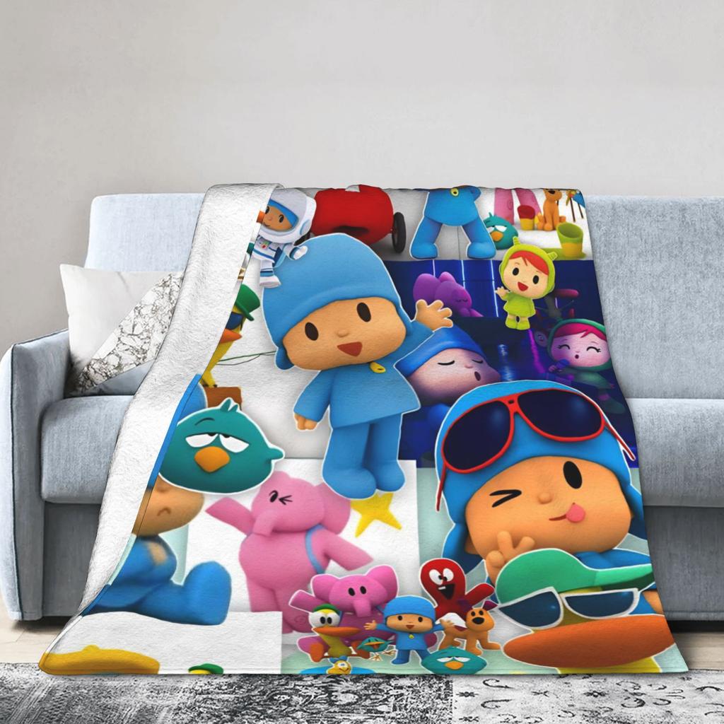 P-POCOYO Элли Плюшевое одеяло Детское Фланелевое плед для дивана кресла кровати Теплое мягкое На заказ DIY Качество Покрывало