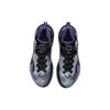 Li Ning Shadow 3 Амортизирующие Скользкие Устойчивые к истиранию Низкие Баскетбольные Кроссовки Мужские Черно-Фиолетовые ABPR049-5