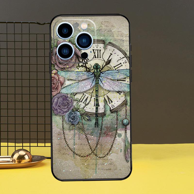 Чехол «Стрекоза» для Apple iPhone 11 14 12 Pro Max mini XS XR X 8 7 Plus SE 2020 13 Pro, чехол для телефона, чехол