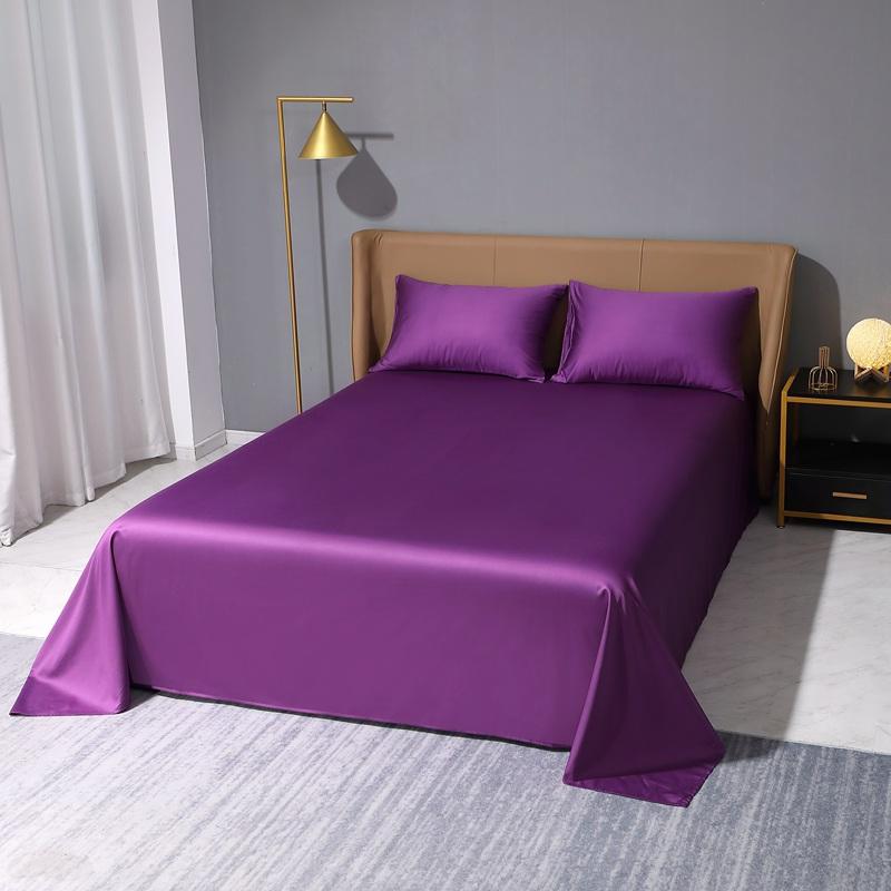 Cotton 3PC 100S Bed Sheet and Pillowcase Set, Bedroom Bedding, Extra Large Double Bed, Fashion Bedding