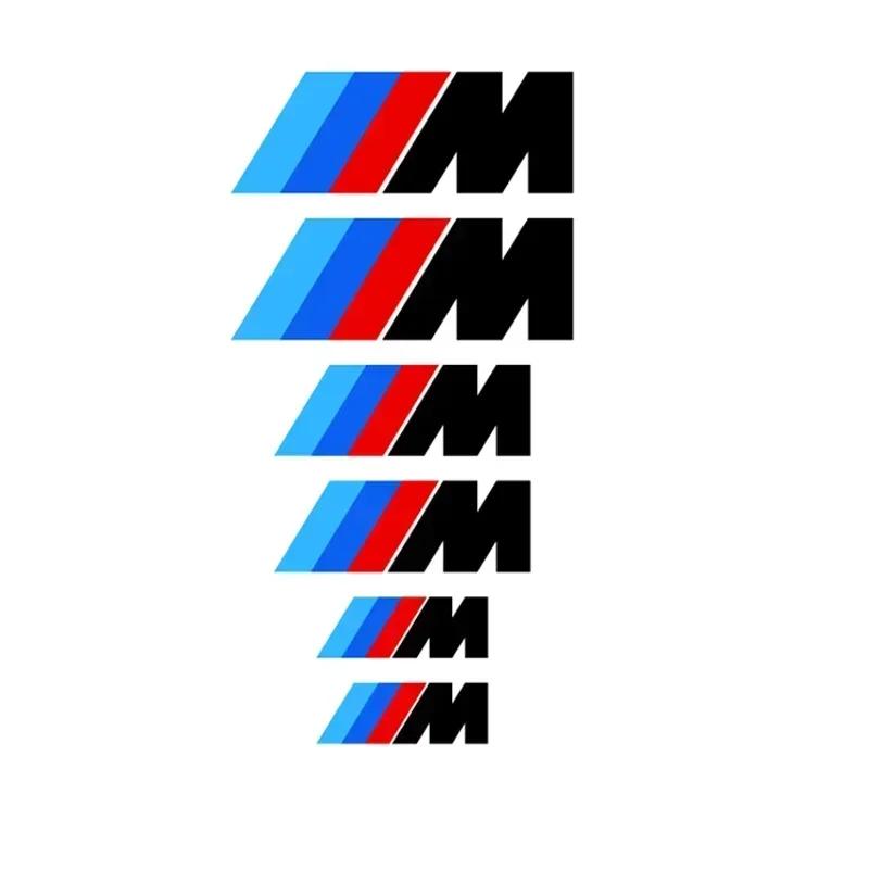 XLNZP1 New Hot For BMW 6pcs car brake caliper sticker car decoration sticker decal For BMW M3 M5 M6 X1 X3 X5 E34 E39 E36 E60 E90 E46 Ca