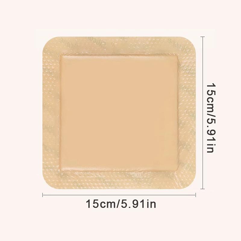 Silicone Foam Adhesive Dressing Wound Dressing Sterile Bedsore Healing Pad Patch Pressure Ulcer Pad For Bedridden Patients