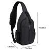 Men'S Outdoor Breast Bag Fashion Men'S Shoulder Bag Trendy Casual Outdoor Bag Wear-Resistant Scratch-Proof Waterproof Breast Bag
