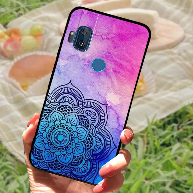 Чехол-бампер для Moto One Hyper, силиконовый, мягкий, с рисунком мрамора, черный, для Moto OneHyper, защитный