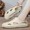 Fashion Summer New Fashion New Handmade Casual Sandals Hand Sewn Style Outdoor Flats Comfort Non-slip Men Breathable Cool Leather Shoes