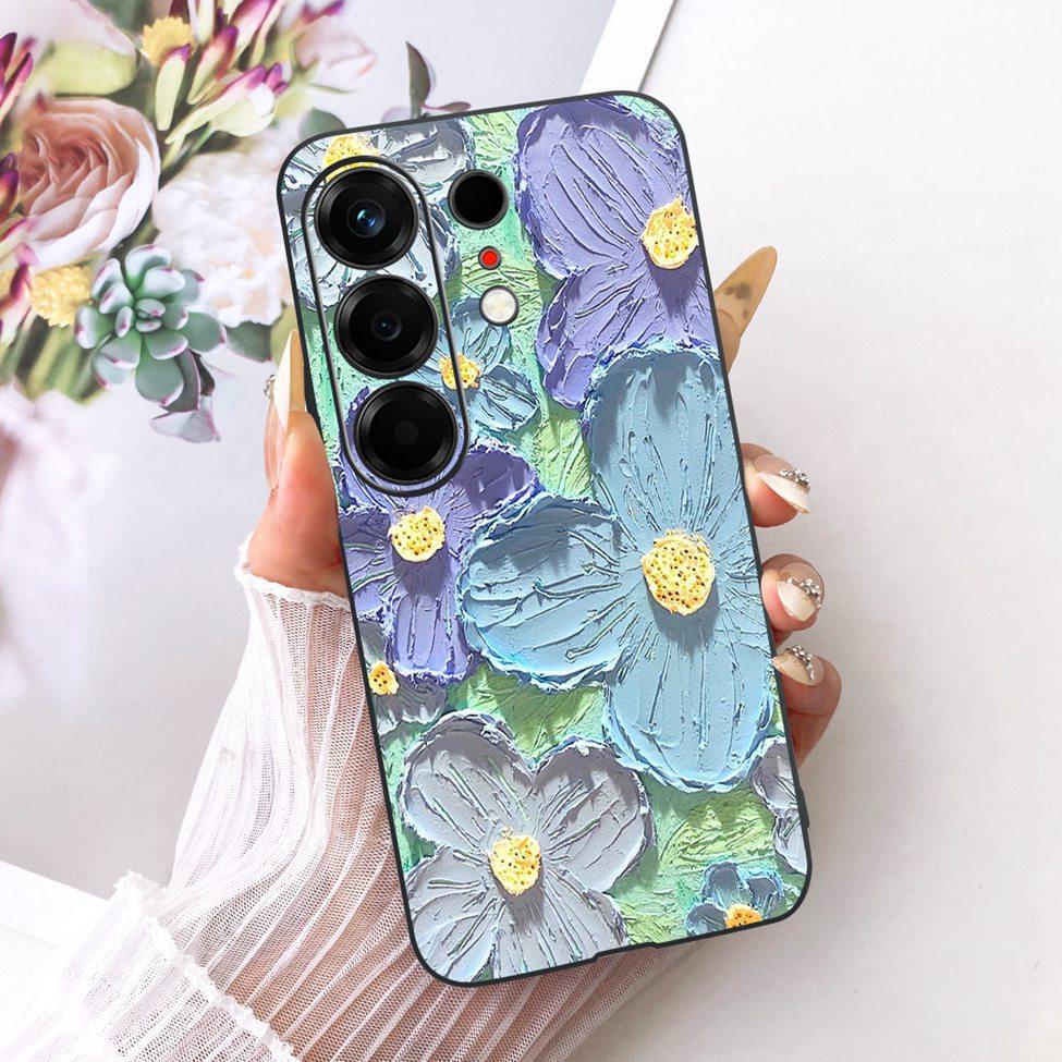 Чехол для Tecno CN5 Чехол для Tecno Camon 50 4G Модный Бабочка Милый Кот Крутой Расписной Мягкий Чехол для Телефона Для Techno Camon50 4G