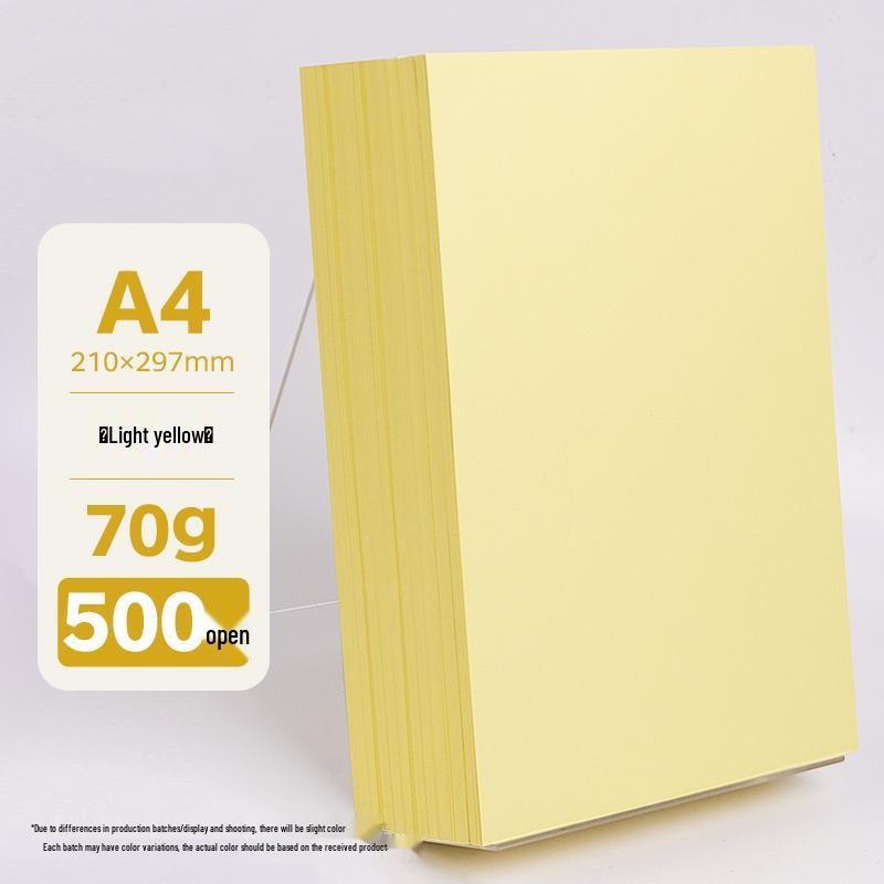 Бумага для оригами A4 разных цветов, утолщенная 80г/120г/150г - Розовый, Красный, Синий