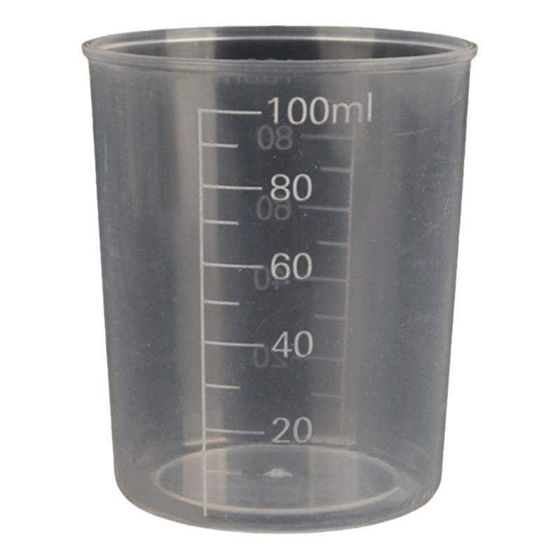 5 шт./набор Прозрачный лабораторный мерный цилиндр для кухни, кулинарный измерительный инструмент, мерный стакан для жидкости, прозрачная кухонная чашка