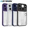 KEYSION Transparent Phone Case for Nothing Phone 3 Soft Silicone+PC Clear Shockproof Phone Back Cover for Nothing Phone 3