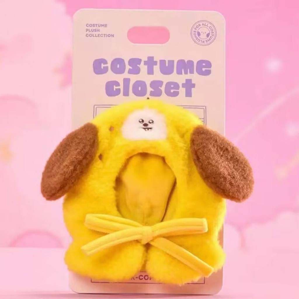 Плюшевый головной убор серии «Путешествия» Bt21 Kawaii Anime, Набор световых палочек и накидка для куклы Cooky, Chimmy, Shooky, Rj, Mang, Koya