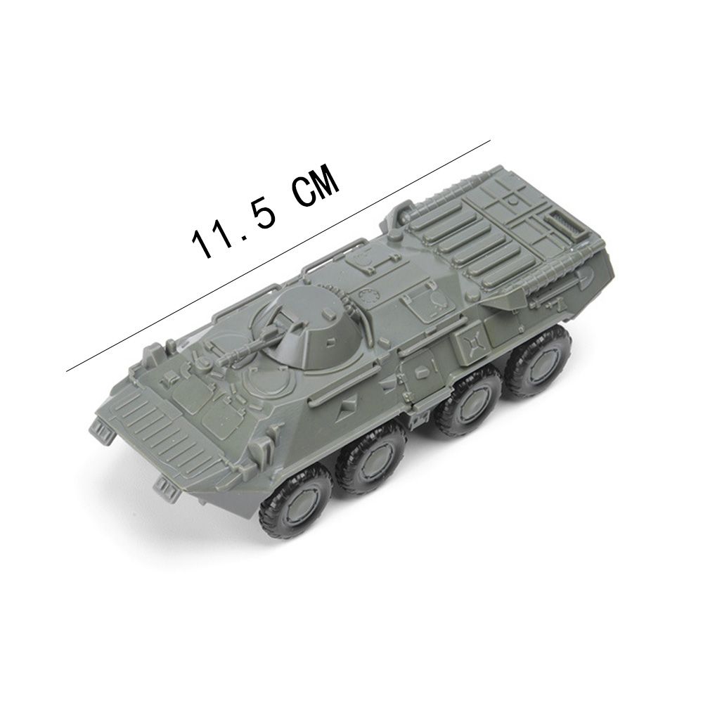 4D 1:72 DIY Model Building Kits Armoured Tank Plastic Toys Tank Truck