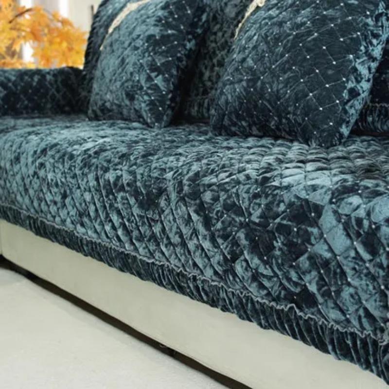 European Non-slip Plush Sofa Cushion Four Seasons Universal Cushion Full Cover Sofa Cover