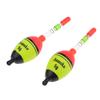 2pcs Luminous Fishing Float Vertical Rock Buoy Plastic Bobber 5g