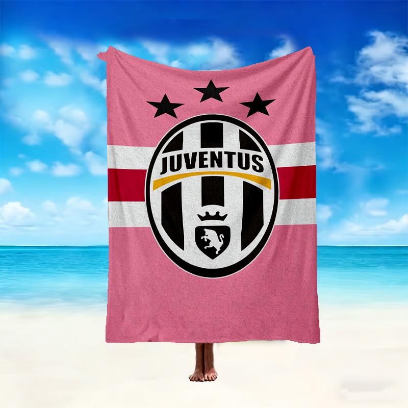 1pc Juventus Football Club Blanket, Super Cozy Printed Home Blanket, All-Season Warmth
