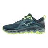 Mizuno Mujin 8 Удобные кроссовки для трейлраннинга с низким верхом Мужские кроссовки Сине-зеленые J1GJ217027