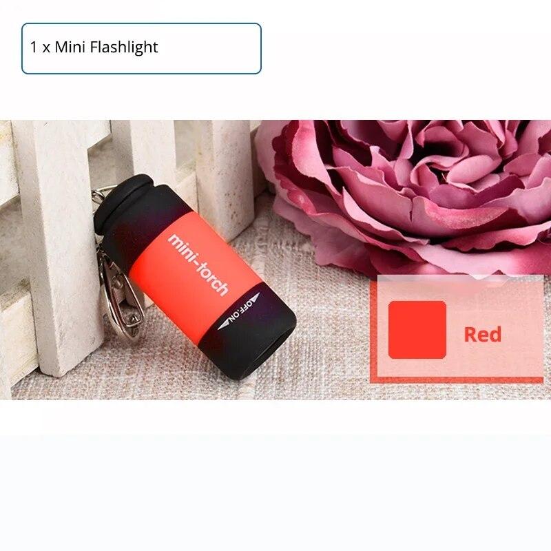 МИНИ USB перезаряжаемый фонарик брелок-фонарик на палец фонарь для кемпинга подходит для чтения врачом на открытом воздухе