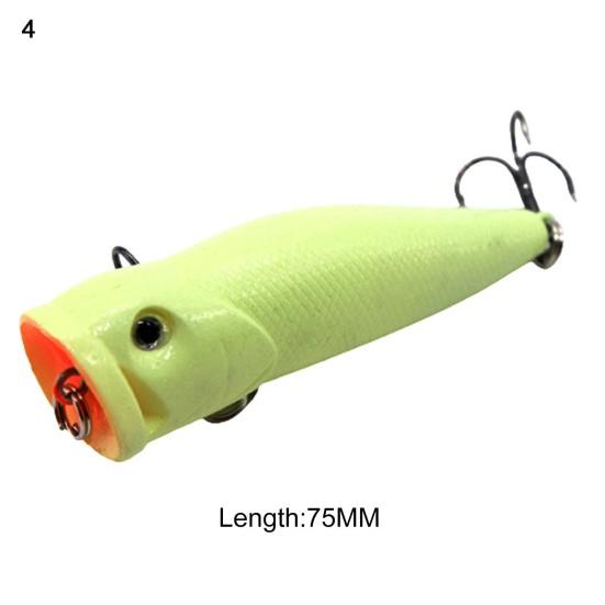 Ночная светящаяся рыболовная приманка, светящаяся искусственная твердая наживка, снасть с тройным крючком