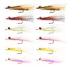 Goture Dry Fly Complete Fly Pack из 12 волосатых мушек для ловли форели в горах. Набор мушек Tenkara для ловли форели в соленой и пресной воде.