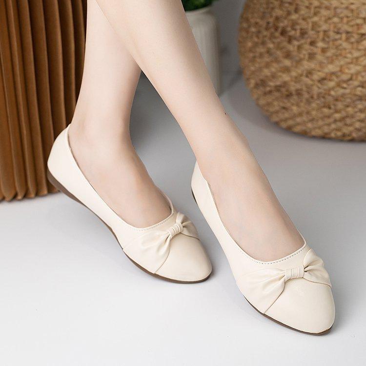 Новые туфли осень плоские туфли туфли с мелким вырезом для commuters Doudou shoes