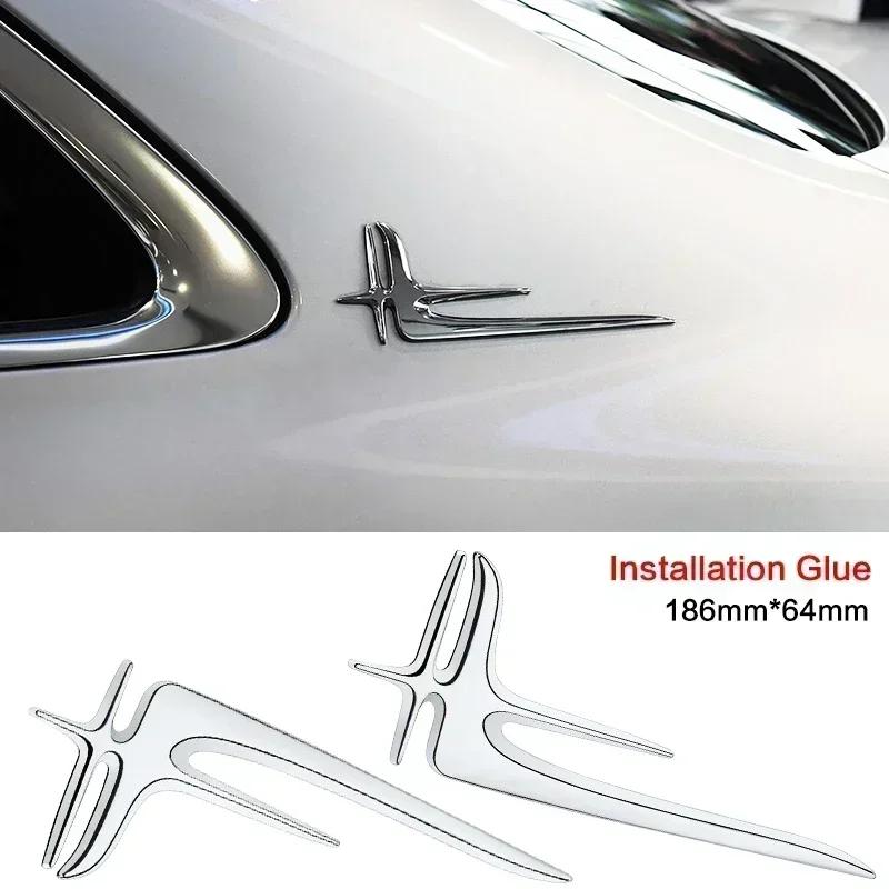 2pcs Car Left Right Side Fender Badge Sticker For Mercedes Benz W212 W213 W205 AMG W177 V177 W247 W176 X253 W166 A C E R M class TB3 TB3