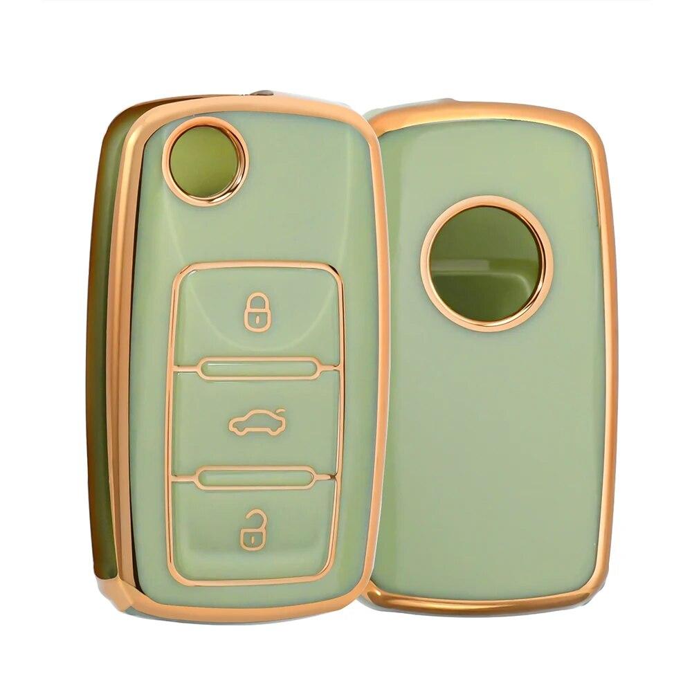 Чехол для ключей от автомобиля, брелок для ключей Volkswagen, рукава для ключей Langyi Sagitar Jetta Weiling Bora Tiguan VW, брелок для ключей от автомобиля