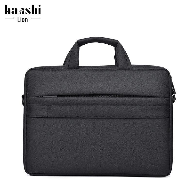 Waterproof Commuter Laptop Bag: Large-Capacity Fashionable Briefcase and Shoulder Bag for Men and Women