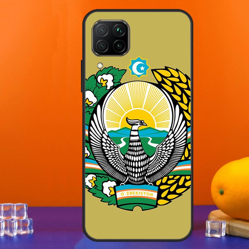 Флаг Узбекистана Для Huawei Nova 12s 12i 11i 5T 9 10 SE Y91 Y90 Y60 Y70 Y72 Y61 P60 Pro P20 P40 P30 Lite Чехол