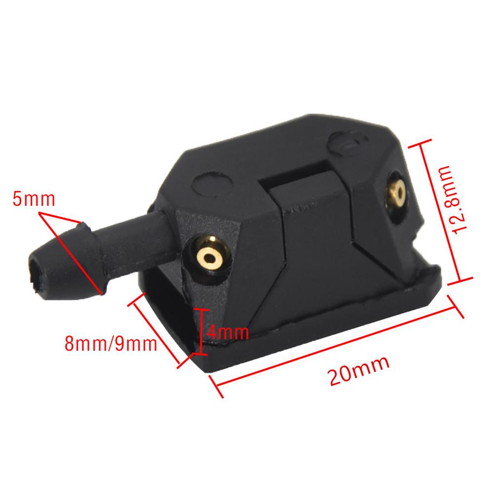 Передний рычаг стеклоочистителя с форсунками омывателя 4-сторонний с 2-метровым шлангом и соединителями