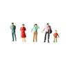 100Pcs 1:75/1:100/1:150 Mixed Miniature Sand Model DIY Standing People Figures