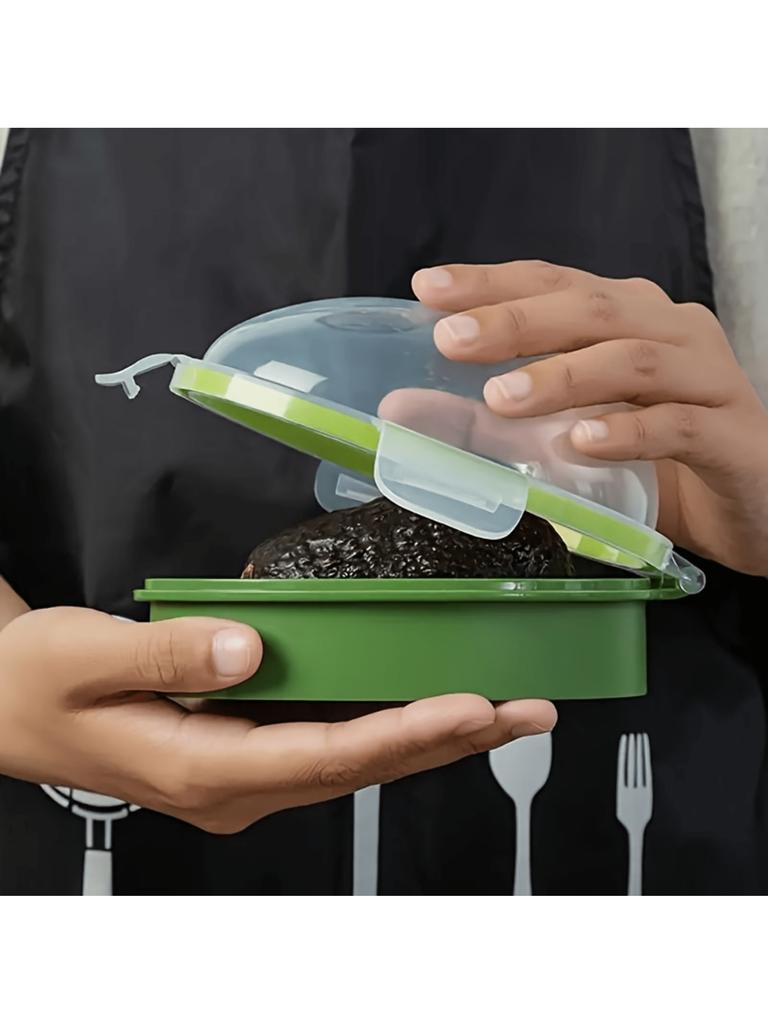 2pcs Reusable Avocado Preserving Box - Plastic Flip Top Avocado Preserving Box, Multi purpose