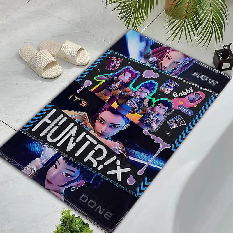 Demon Hunters Anime Mira Zoey Romy Carpets Suitable Room Office Bedroom Door Mats Birthday Gifts Holiday Gifts Carpet Living Room And Bedroom Mats Flo