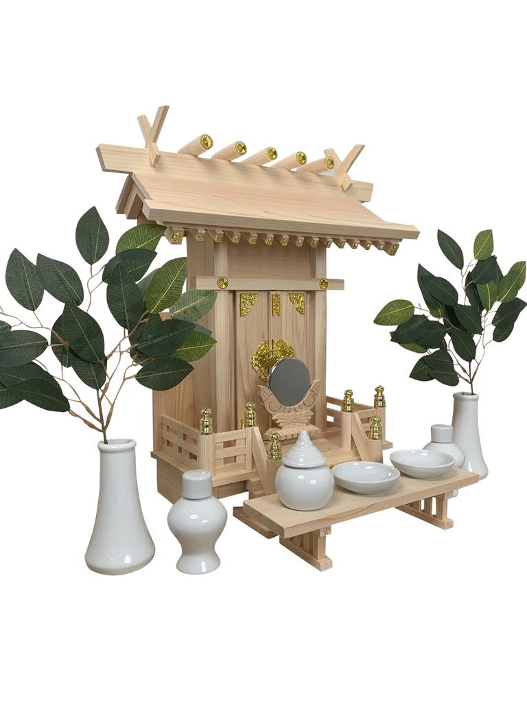 Набор Камидана Вилладж Камидана, Одно Святилище, Вакаба (большой) - Аутентичная Камидана для новых домов, открытий и офисов