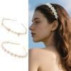 New Pearl Rhinestone Flower Headband Fashion Alloy Crystal Hairbands for Women Daily Hair Accessories