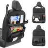 Car Seat Back PU Back Seat Storage Car Seat with Folding Tablet Drink Large Waterproof and Convenient Seat Car Accessories Pocket, Material, Bag,