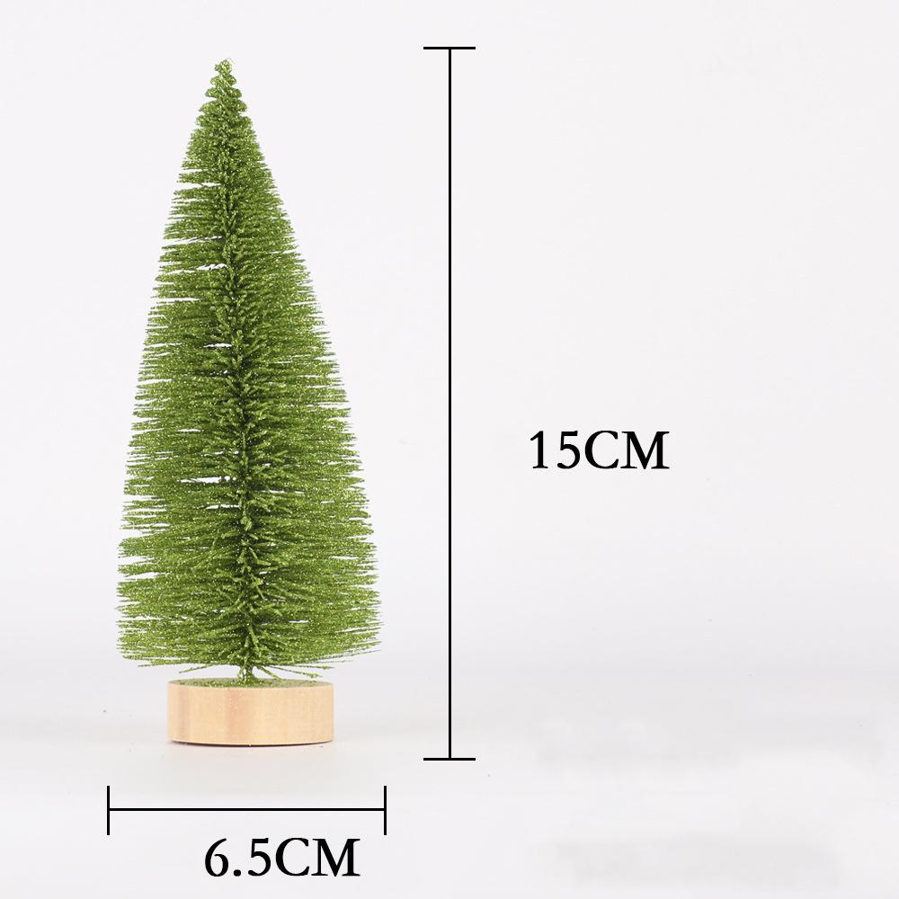 15/25cm Mini Christmas Tree Fake Pine Trees DIY Photo Prop for Home Decoration 2025 New Year Gift DIY Craft Desktop Xmas Decor