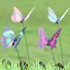 50pcs - Butterfly Decoration Stakes, Waterproof Garden Butterfly Ornaments For Indoor/Outdoor Christmas Yard Decor