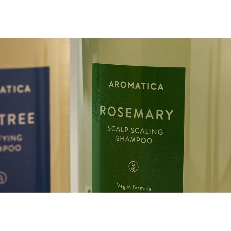AROMATICA Шампунь-пилинг для кожи головы с розмарином, большой объем