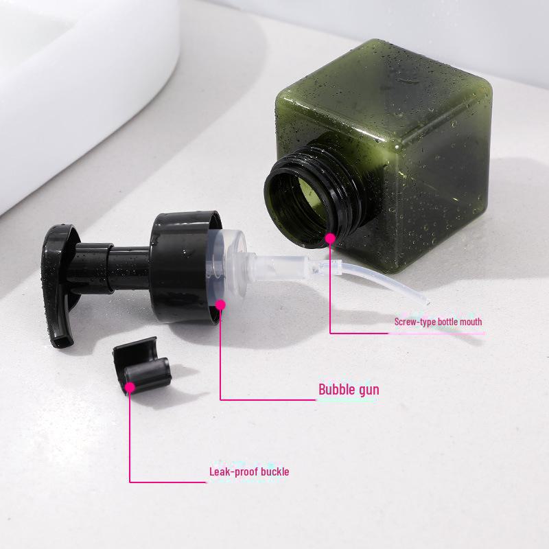 Квадратный пенящийся флакон-дозатор для геля для душа, мыла для рук, кондиционера и лосьона