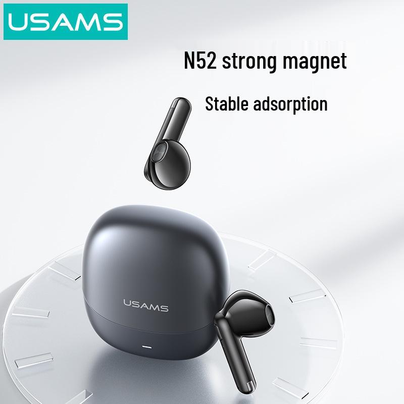 Беспроводные мини-наушники USAMS E03 Bluetooth для спорта - Полувкладыши, стерео