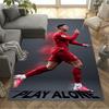 Powerful Football Legend Cr7 Area Rug Perfect for Entryway Kitchen Game Room Balcony Antislip Carpet Anime Office Decor
