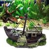 Fish Rest Wreck Fish Tank Landscape Sunken Ship Submarine Ornaments Landscaping Accessories