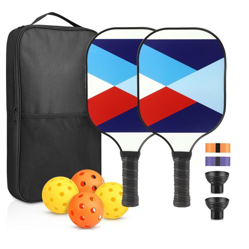 Carbon Fiber Pickleball Paddle With Silicone Ball Retriever Grip Tape Set USAPA Certified Tournament Play