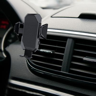 Автомобильный держатель для телефона с вентиляционным отверстием и защитой от сотрясений, лезвие для сотового телефона, крепление для телефона, выдвижное, противоскользящее, на 360 градусов