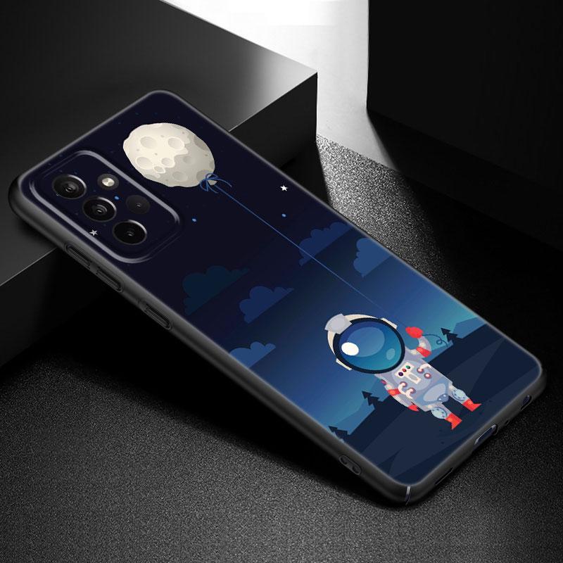 Милый чехол для телефона с космонавтом и Землей для Samsung Galaxy A21 A30 A50 A52 S A13 A22 A32 A33 A53 A73 5G A11 A12 A31 A51 A70 A71 A72