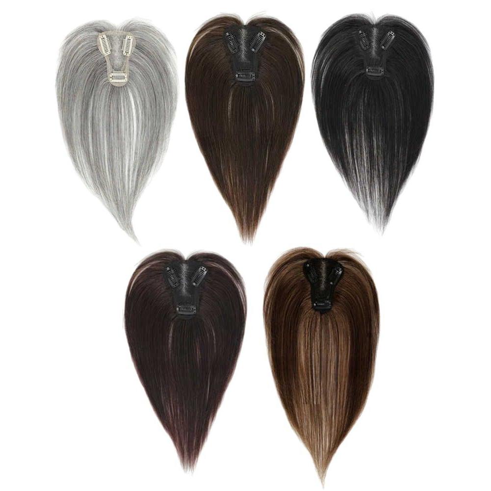 Парик для женщин с челкой, накладка, закрывающая седые волосы, тонкий, незаметный, естественно пушистый, накладка-челка, женский парик