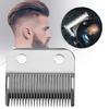 2 Colors Electric Hair Clipper Blade Hair Trimmer Metal Replacement Cutter Head ToolSilver