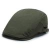 Men's Hat Autumn Winter Outdoor Casual Personal Peaked Cap Women's Retro British Solid Color Light Board Beret