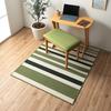 IKEHIKO Segria Desk Rug, Green, Approx. 110 X 133cm, Washable, Scratch-Resistant, Perfect for New Homes, #4723629