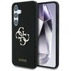 Guess Silicone Case Big 4G Logo Bottom Script Samsung Galaxy S25 Black